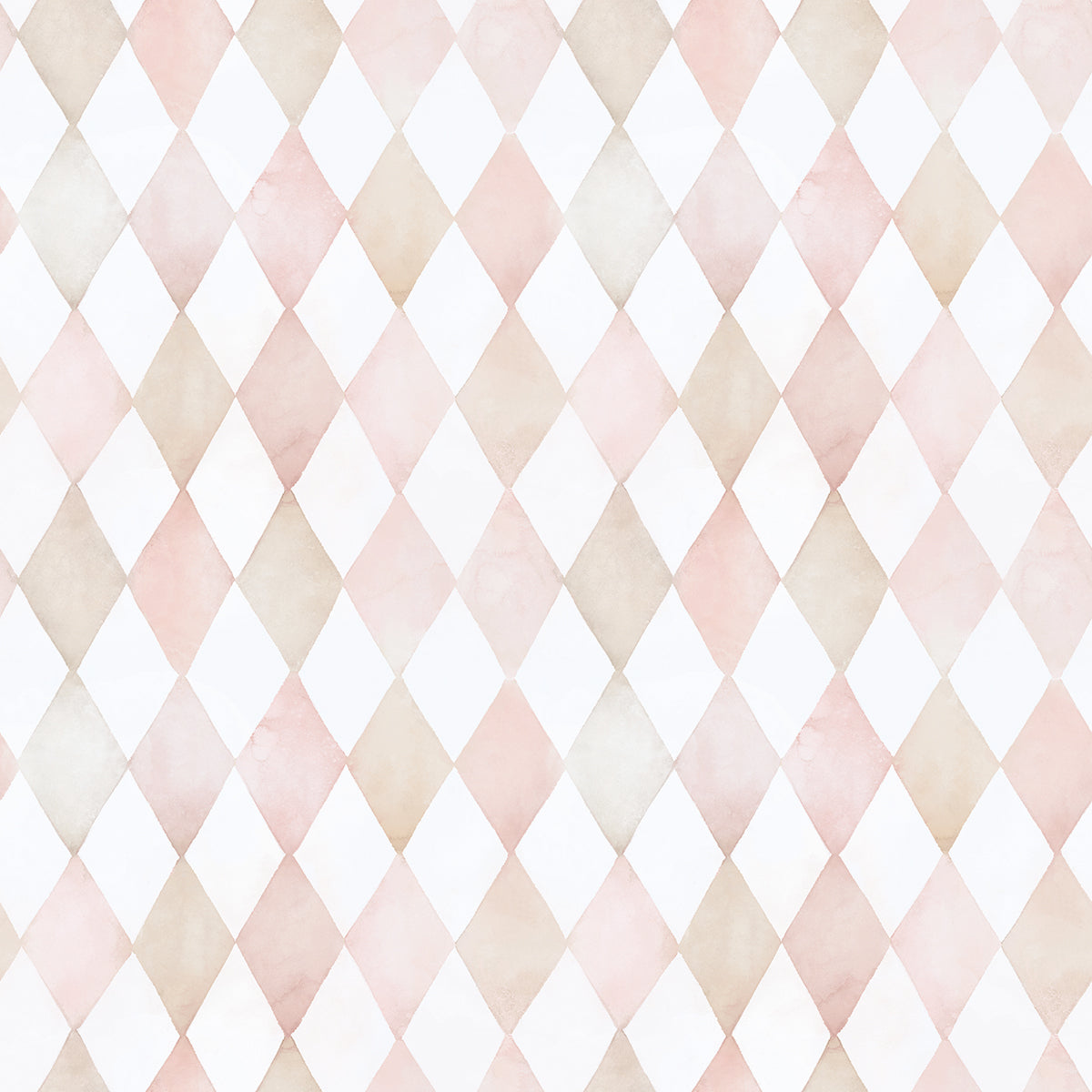 SELENE - Sample wallpaper, harlequin (pink)