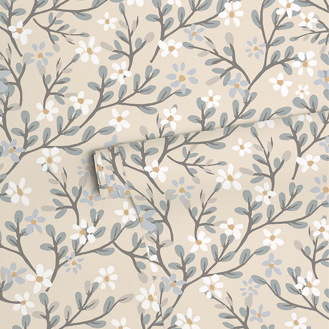 BRAYLYNN - Children's wallpaper - Flower pattern
