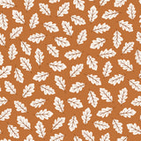 JÖRO - Wallpaper sample, oak leaves (camel)