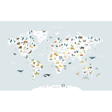 LIVING EARTH - Panoramic wallpaper sample, animal world map