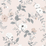 GRACE - Sample wallpaper, symphony of roses (pink colour)