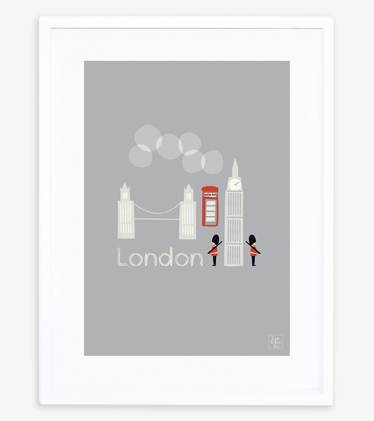 LONDON - Children's poster - Monuments of London