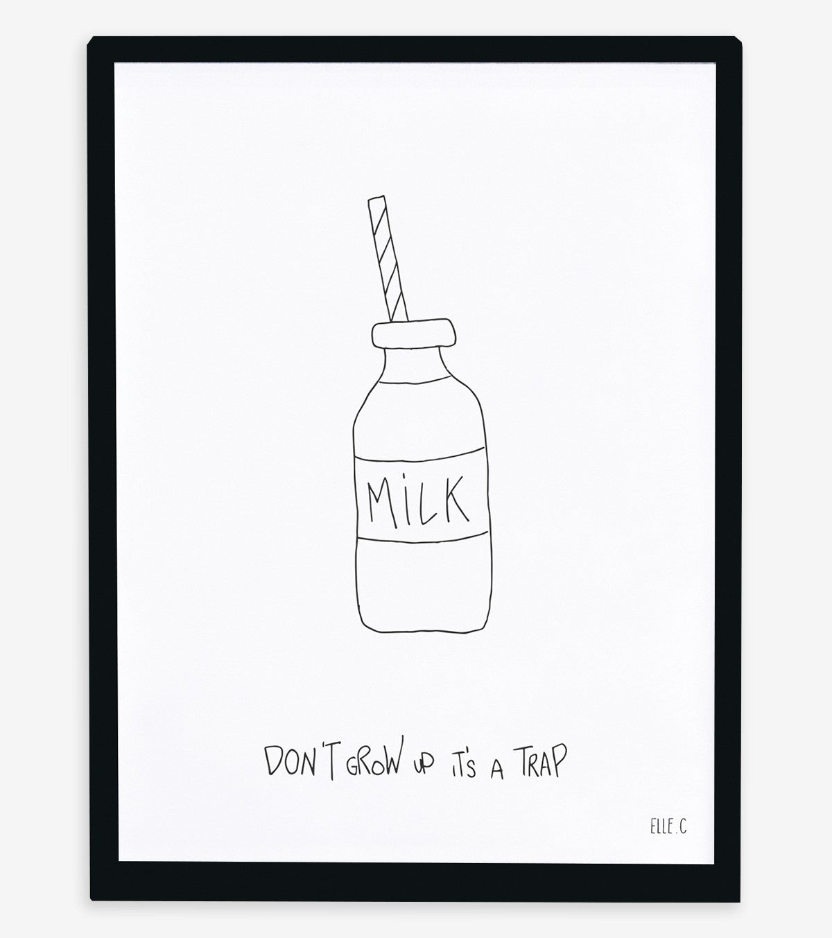 BACK TO SCHOOL - Children's poster - Don't grow up