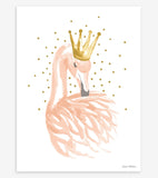 FLAMINGO - Children's poster - Pink flamingo