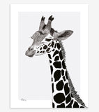 SERENGETI - Children's poster - The giraffe