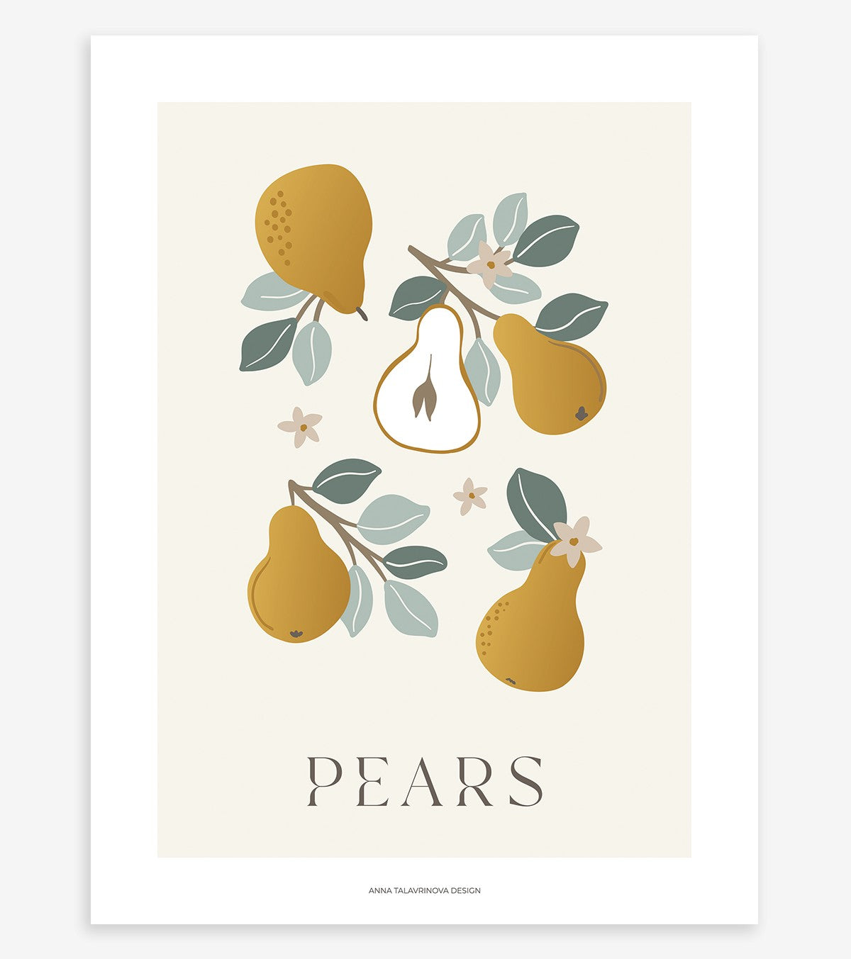 LOUISE - Children's poster - Pears