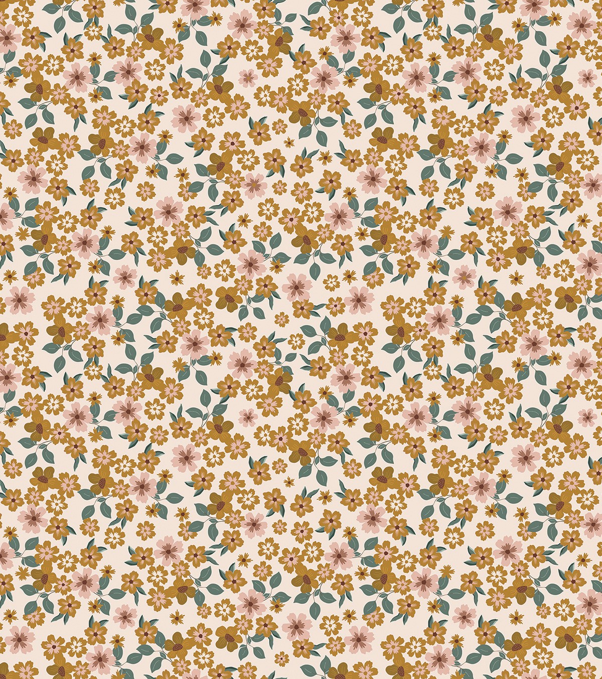 CAPUCINE - Children's wallpaper - Flower motif
