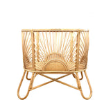 FLORES - Rattan and cane cradle