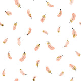 FLAMINGO - Sample wallpaper, golden feathers