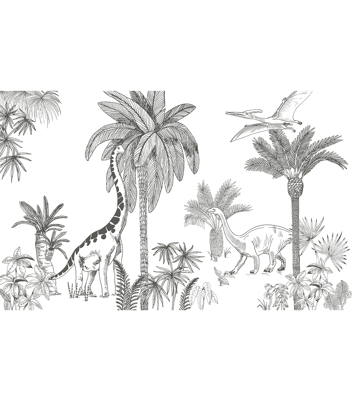 DINOSAURUS - Panoramic Wallpaper Sample, Jurassic