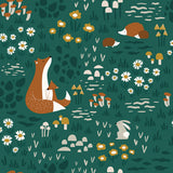 FOREST HAPPINESS - Sample wallpaper, forest animals