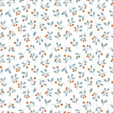 JÖRO - Sample Wallpaper, wild berries (camel/white)