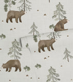 KHARU - Children's wallpaper - Bear and mountain motif