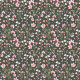 MAGENTA GARDEN - Sample wallpaper, summer garden (dark)