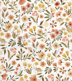 FELIDAE - Children's wallpaper - Vintage flower motif