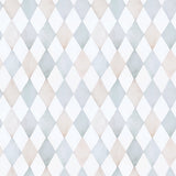 SELENE - Sample wallpaper, harlequin (blue)