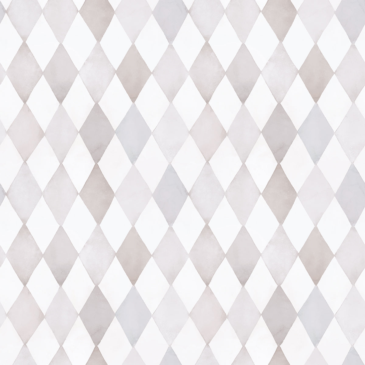 SELENE - Sample wallpaper, harlequin (grey)