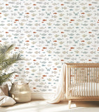 LOTAN - Children's wallpaper - Fish in the sea