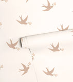 ELEONORE - Children's wallpaper - The swallows