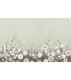 EDEN - Panoramic wallpaper - Flower garden