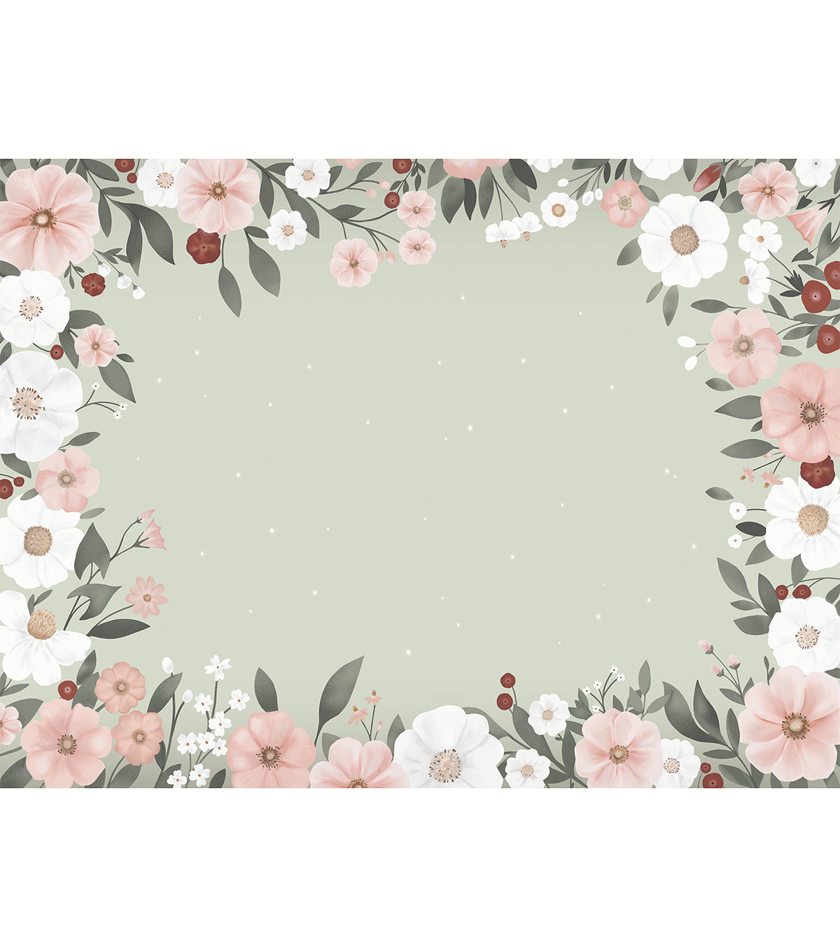 EDEN - Panoramic wallpaper - Harmonie Florale