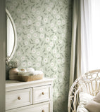 EDEN - Children's wallpaper - White rosebuds and sparkle