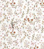 COCCINELLA - Children's wallpaper - Butterflies and flowers