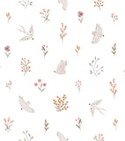 COCCINELLA - Wallpaper sample - Swallows and flowers