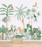 YATSUNI - Panoramic wallpaper - Jungle animals