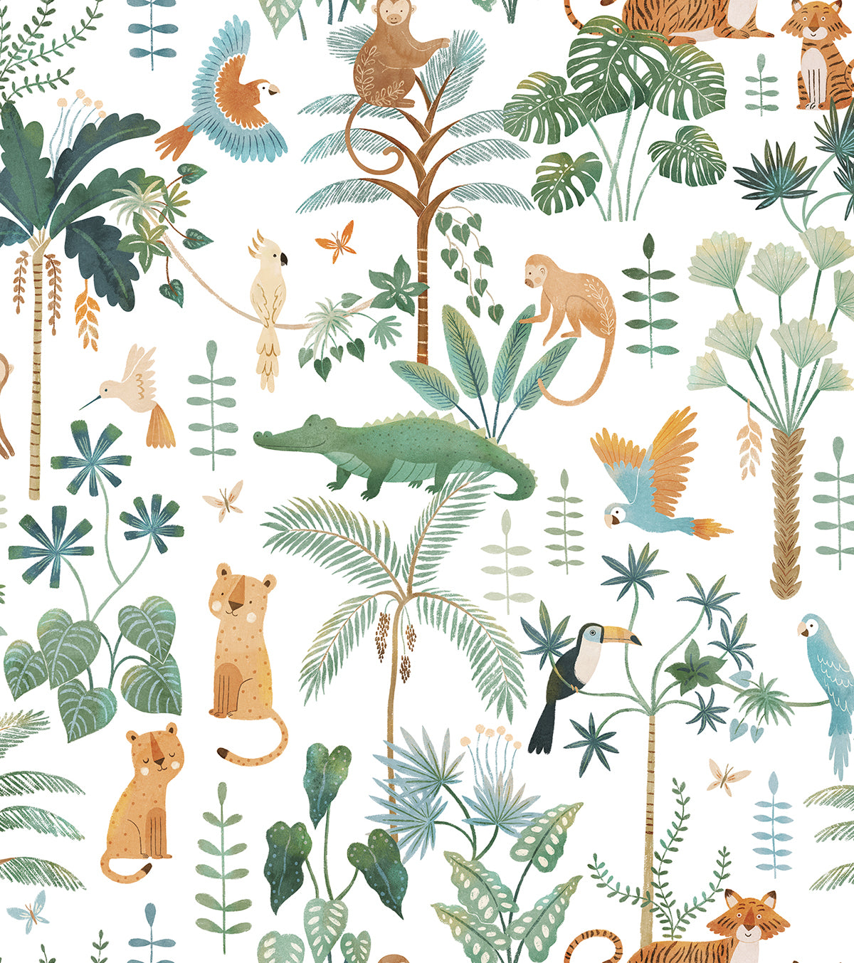 YATSUNI - Children's wallpaper - Escapade sauvage