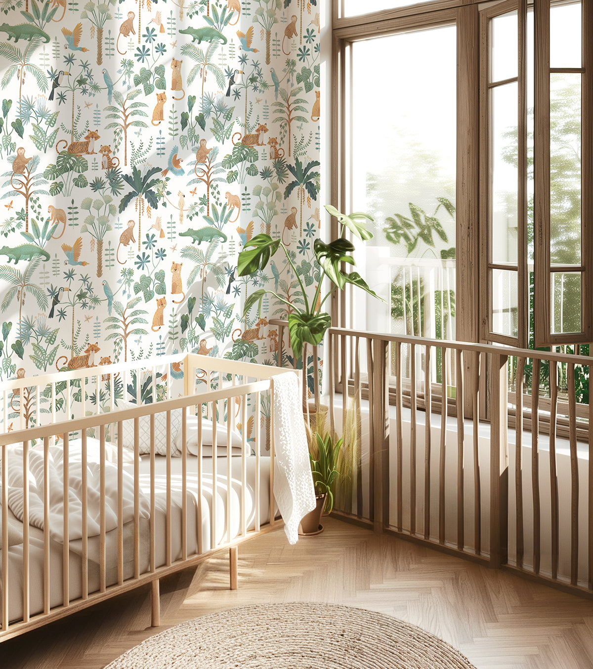 YATSUNI - Children's wallpaper - Escapade sauvage