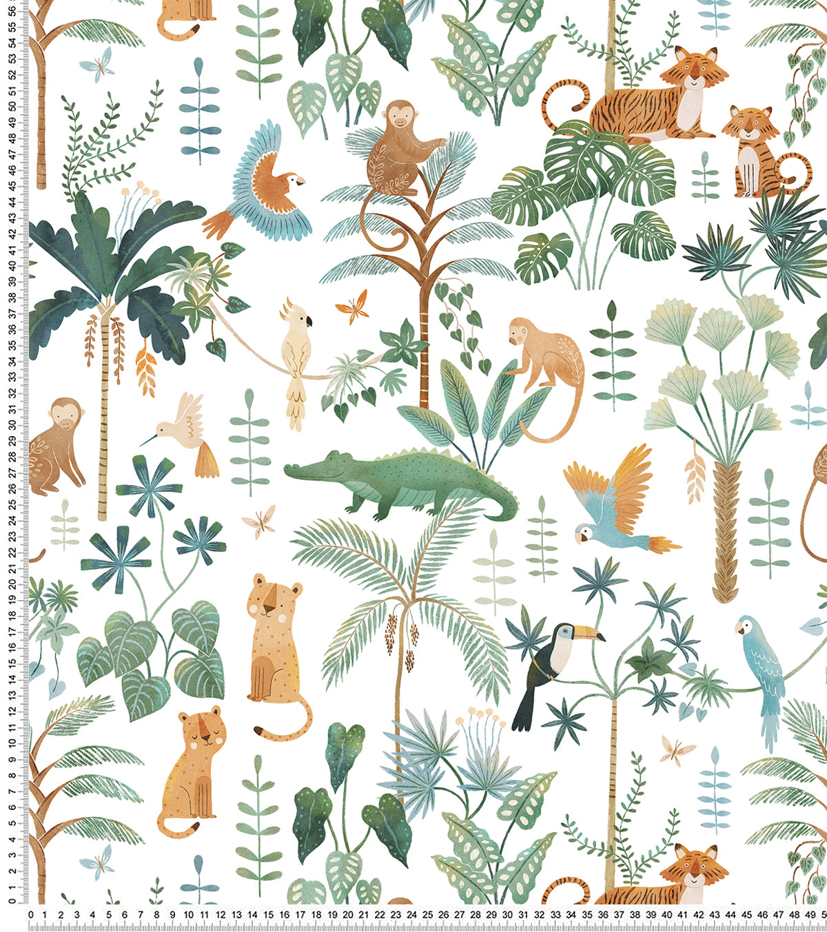 YATSUNI - Children's wallpaper - Escapade sauvage