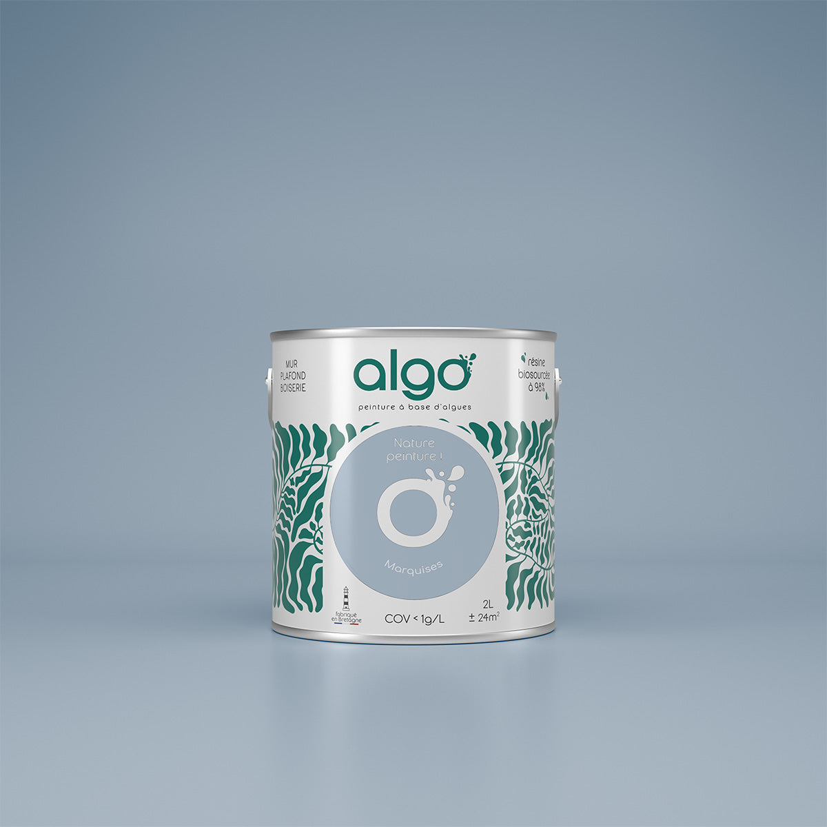 Algo ecological paint - Bleu Marquises