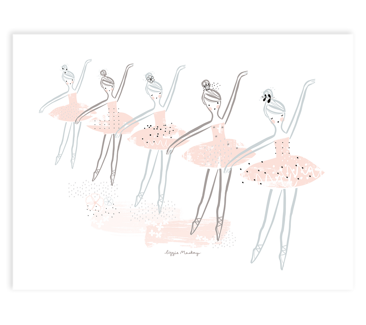 BALLERINA - Children's poster - The star dancers