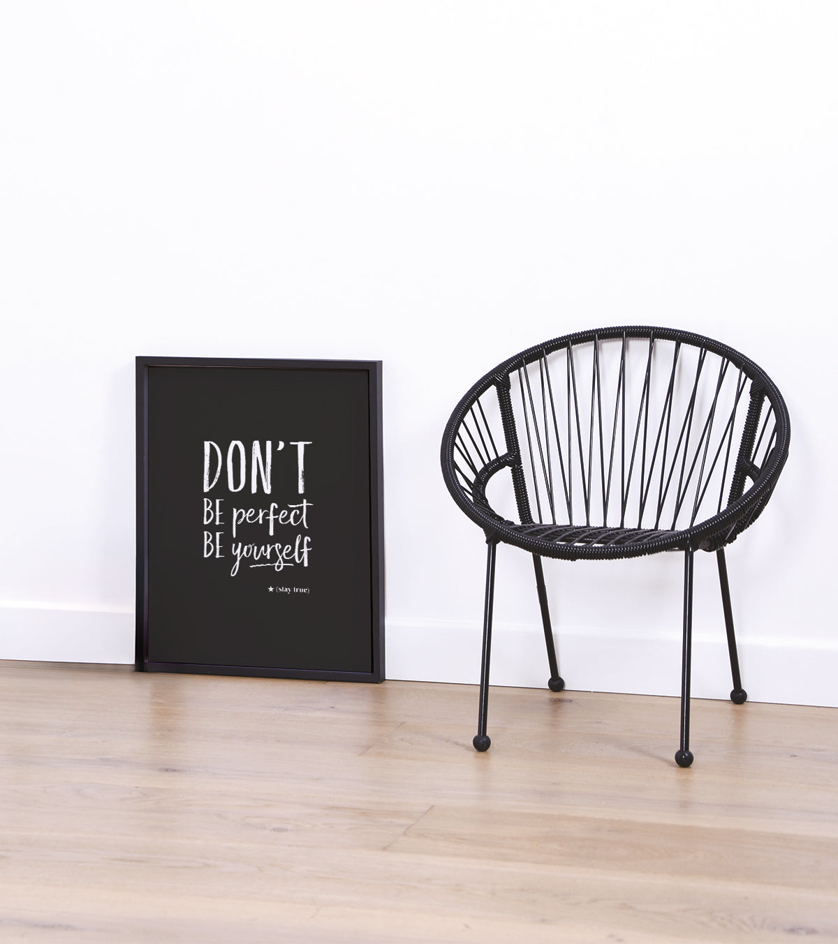 REBEL RULES - Children's poster - Don't be perfect