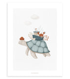 LOTAN - Children's poster - The turtle