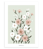 EDEN - Children's poster - Floral hatching