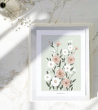 EDEN - Children's poster - Floral hatching