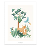 YATSUNI - Children's poster - Wildlife, animals