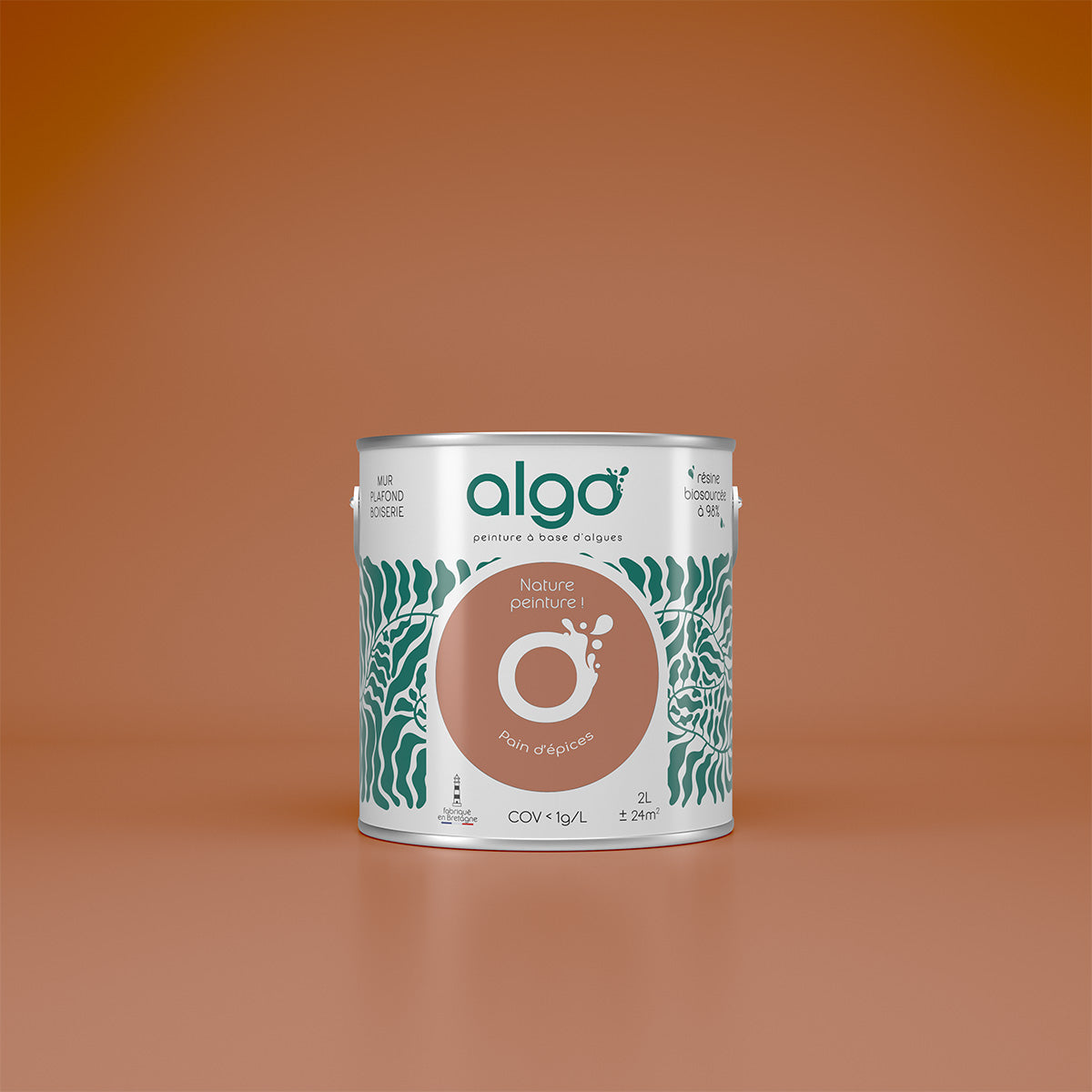 Algo ecological paint - Gingerbread Brown