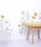 CHAMOMILE - Wall decals Walls - Large Chamomile flowers