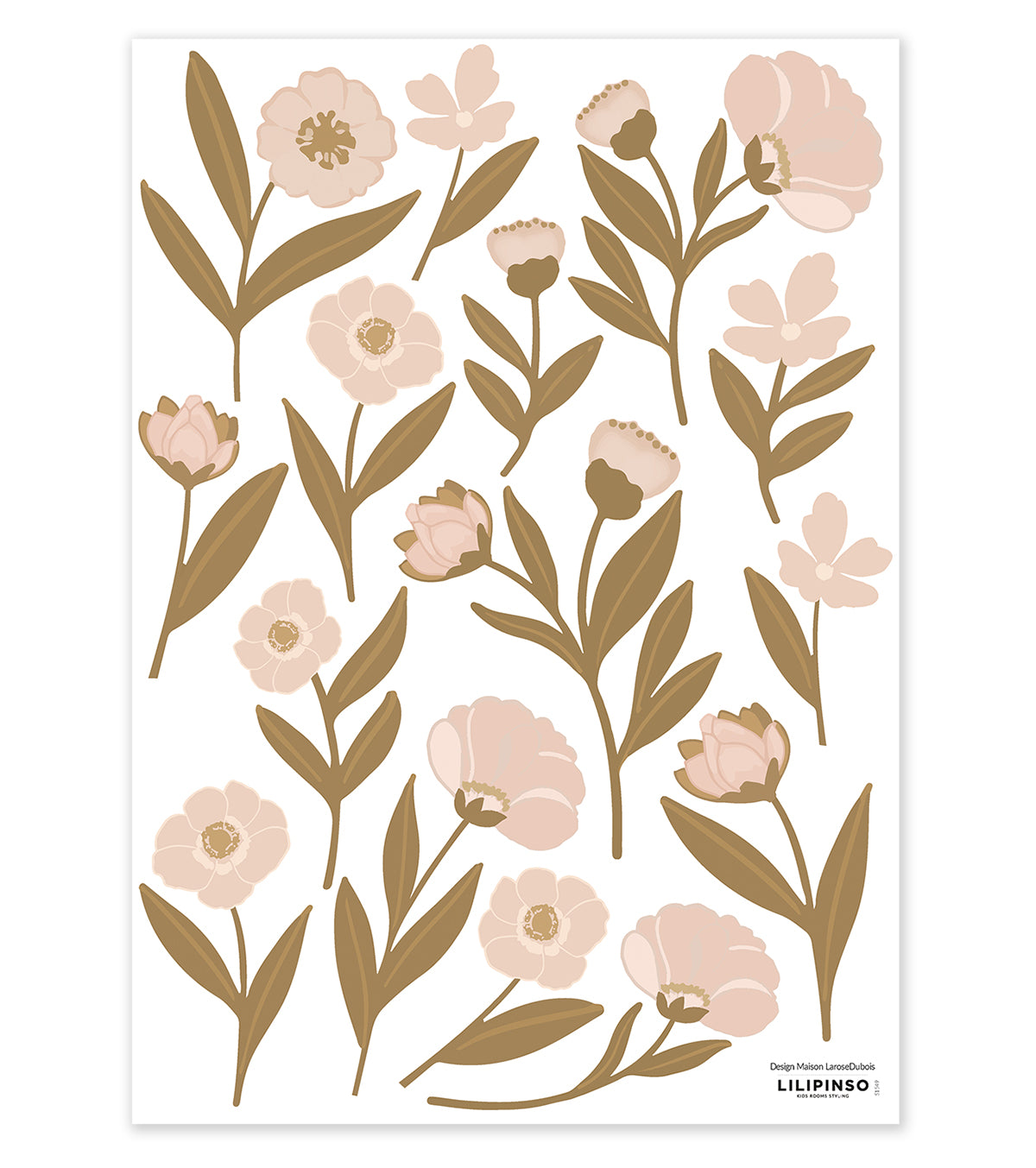 ELEONORE - Wall decals Wall art - Flowers