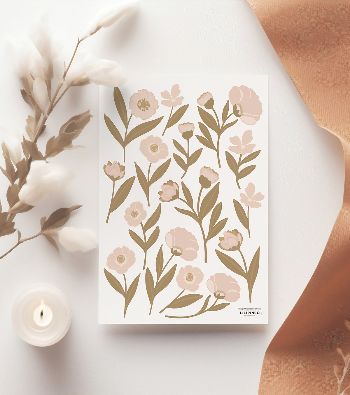 ELEONORE - Wall decals Wall art - Flowers