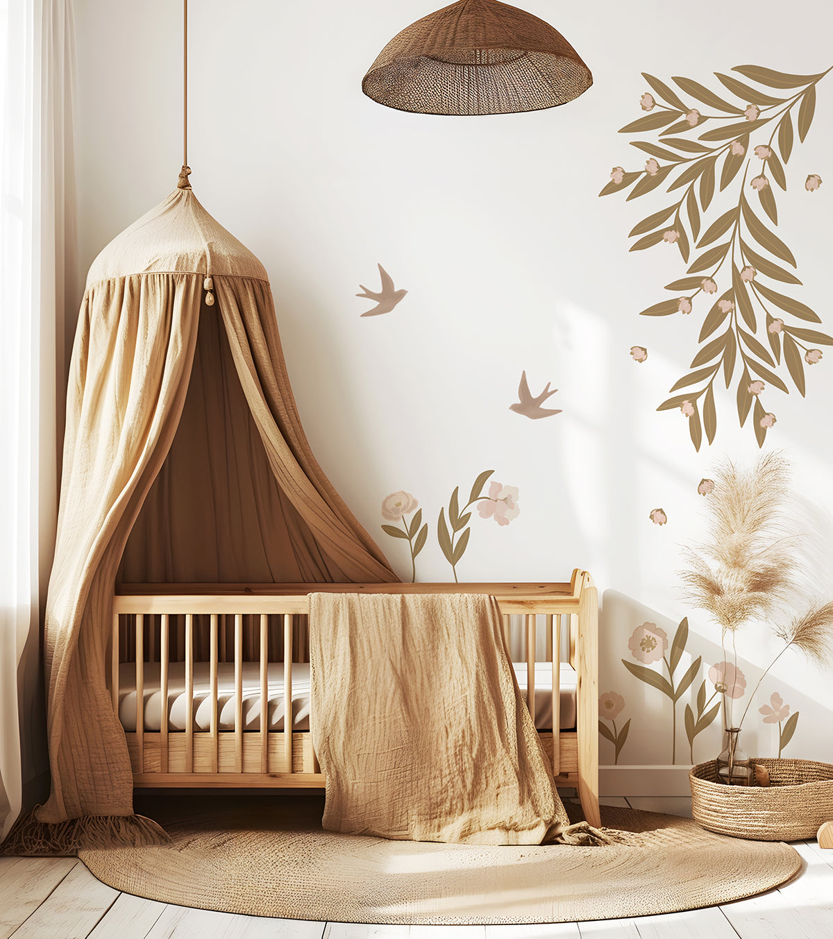 ELEONORE - Wall decals murals - Branches and swallows