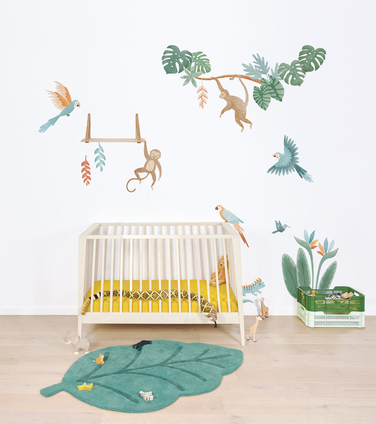 YATSUNI - Wall decals murals - The parrots