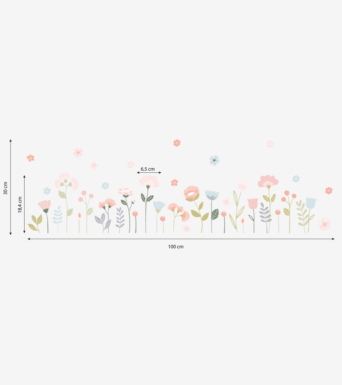 BLOOM - Wall decals muraux - Flowers on stems