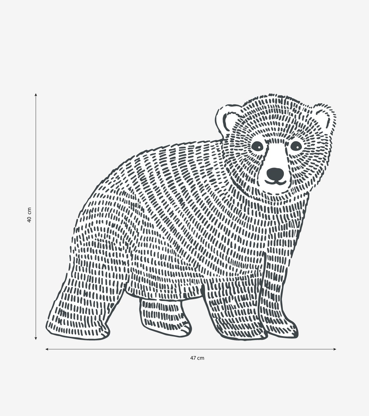 ENCHANTED - Large sticker - The bear