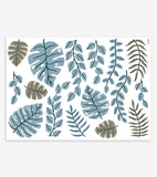 TANZANIA - Wall decals murals - Monsteras and foliage
