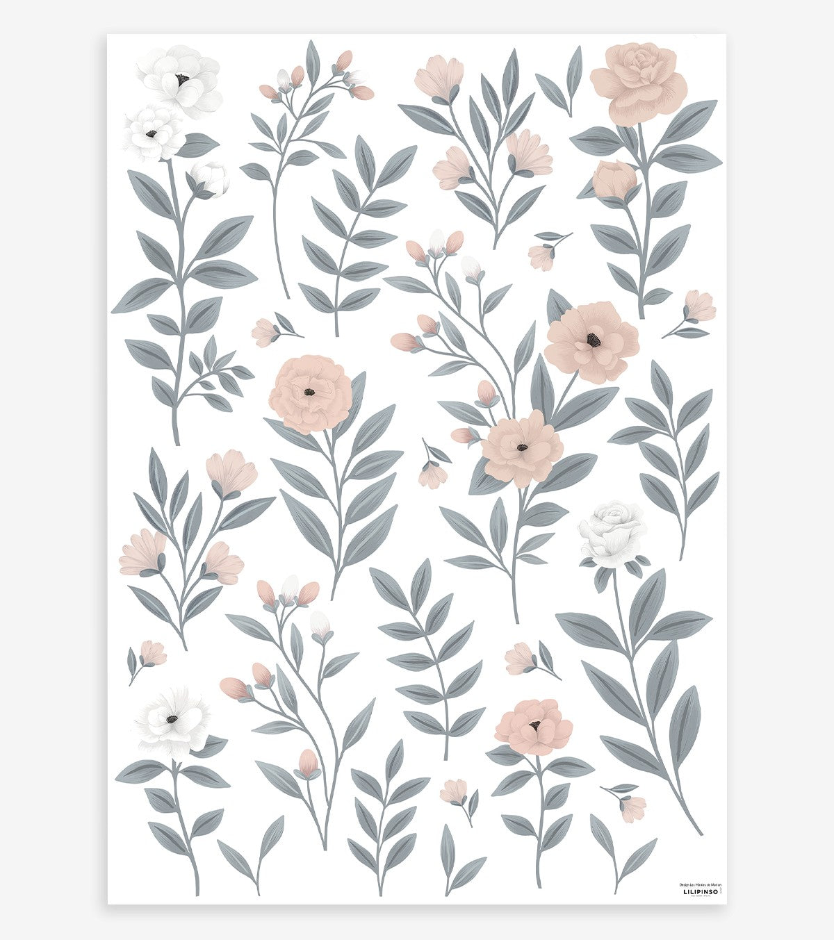 GRACE - Wall decals murals - Large flowers
