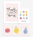 TUTTI FRUTTI - Set Art prints - Fruits (set of 5)